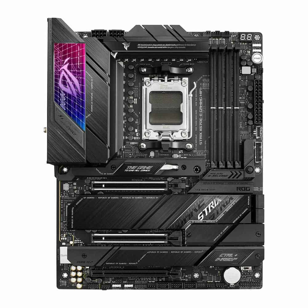 (image for) ASUS AMD Ryzen ROG STRIX X670E-E GAMING WIFI AM5 PCIe 5.0 ATX Refurbished Motherboard